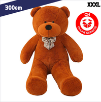 Teddybr XXXL 300 cm Teddy Br Plschbr Kuschel Tier Plschtier Geschenk Kind Kinder Freundin Geburtstag Valentinstag Weihnachten