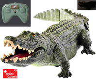 Ferngesteuertes Krokodil Alligator RC Spielzeug mit Controller Kinder Kind 45cm