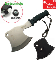 Camping Outdoor Axt Jagd berleben Survival Beil Handbeil Wildnis berlebenskit Kompass Nadel Faden Streichhlzer Schnur