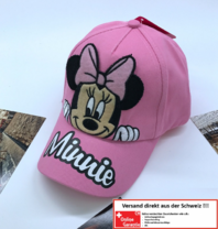 Disney Mdchen Minnie Mouse Baseball Kappe Einheitsgrsse Mdchen Girl 100 Baumwolle Pink Rosa