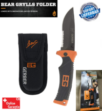 Gerber Bear Grylls Klapp Messer Einhandmesser Klapp bekannt aus  Ausgesetzt in der Wildnis 