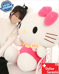 Hello Kitty Hallo Katze Plschtier XXL Pink Rosa Herzig Sss Geschenk Kind Frau Freundin Fan