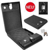 Mobiler Mini Tragbarer Safe Fingerabdruck Stahl Tresor Sicherheit Gewehr Schmuck