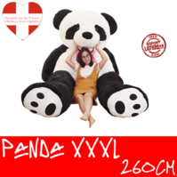 Mega Grosser Panda 260cm XXL XXXL Pandabr Br Stofftier Kuscheltier Plschtier Schwarz Weiss Teddy Teddybr Geschenk Kind Kinder Frau Freundin Weihnachten Geburtstag