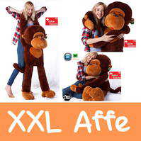 Plsch Affe Plschaffe Monkey 1.3m XXL Geschenk Plschtier Kuscheltier Geschenk Weihnachten