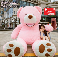 Plsch Br Teddybr Plschteddy Plschbr XXL Plschtier Teddy 260cm XXXL Pink Geschenk Ted Tedi Kind Frau Freundin verliebte