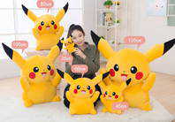 Pokemon Pokmon Pikachu 80cm oder 120cm XXL Plsch Spielzeug Plschtier Geschenk Geburtstag NEU