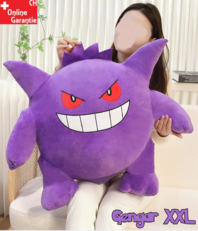 Pokmon Gengar Plschtier Pokemon Kuscheltier XXL Stofftier Spielzeug 80cm