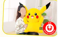 Pokmon Pikachu Pokmon XL Plschtier Plsch Figur Kuscheltier 75-80cm XL Geschenk Hit Fan TV Kino Zubehr