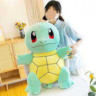 Pokmon Schiggy Plsch XXL Squirtle Plschtier 90cm Pokemon Kuscheltier Stofftier Spielzeug