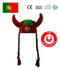 Portugal Fan Hrner Fanhut Hut Mtze WM Fussball WM EM Teufel