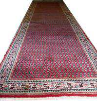 Sarough Teppich Iran 350 x 108 cm rot - beige