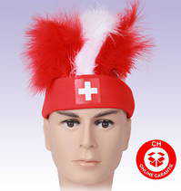 Schweizer Schweiz Fussball WM in Russland EM Hut Fan Mtze Stirnband Cap Hopp Schwiiz Neu