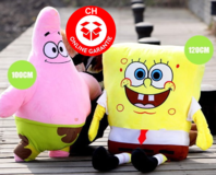 SpongeBob Schwammkopf Sponge Bob XXL Supergrosses Geschenk Plschfigur Plsch TV Kult Serie